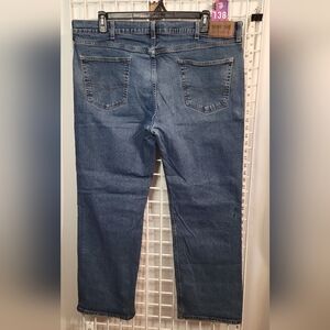 Signature Men's Straight Jeans - Classic Blue, USED😍 FAIR (138)photo9&10